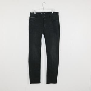 John Varvatos Collection Men's Black Denim Jeans Size 36R Slim
